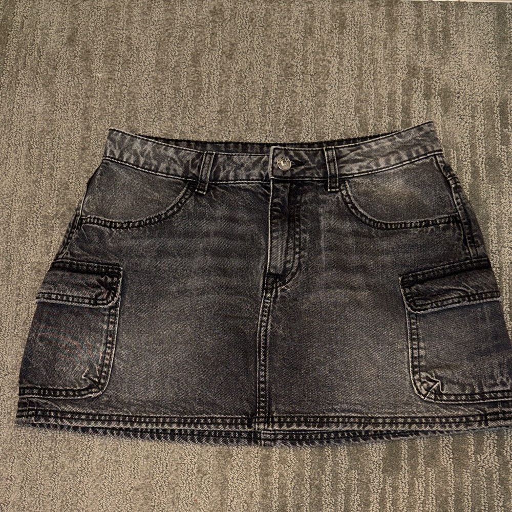 cargo mini skirt
